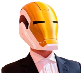 3D-printed Iron Man helmet